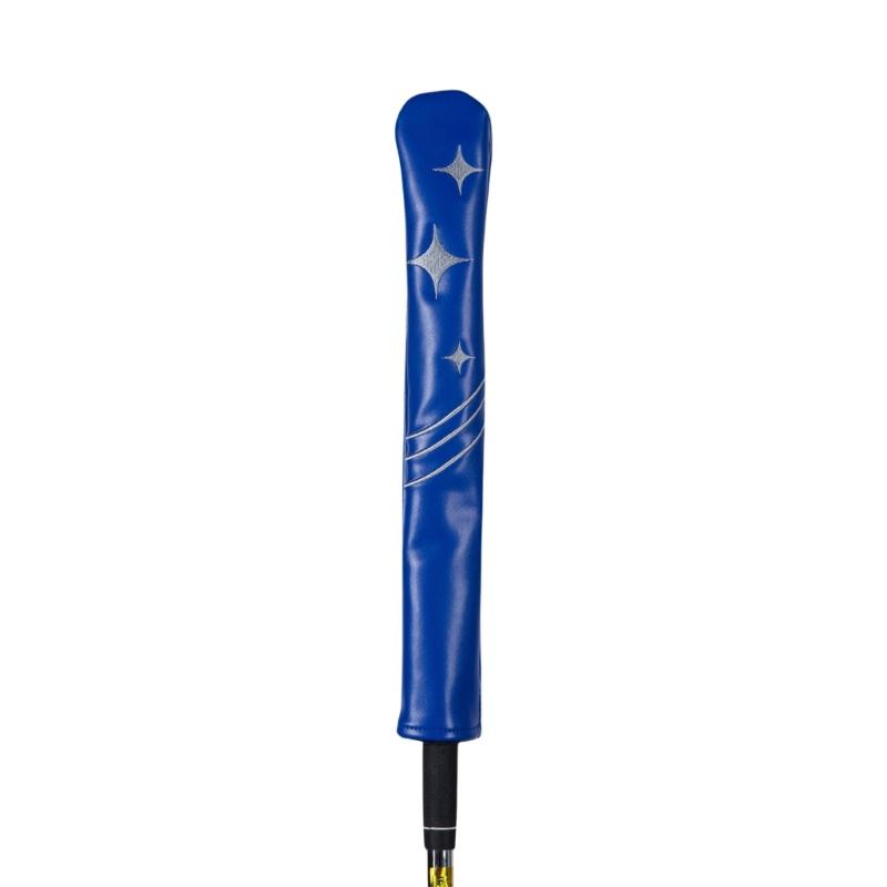 Alignment Stick Cover Star Pattern Rods Holder Case Waterproofs PU Leather Alignment Stick Headcover Easy To Use