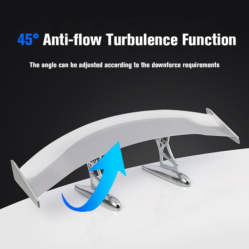 Mote Universal bil Modifisert bakvinge karbonfiberlakkert bil bakspoiler Liten bil bagasjerom utvendig vingedeler Bil