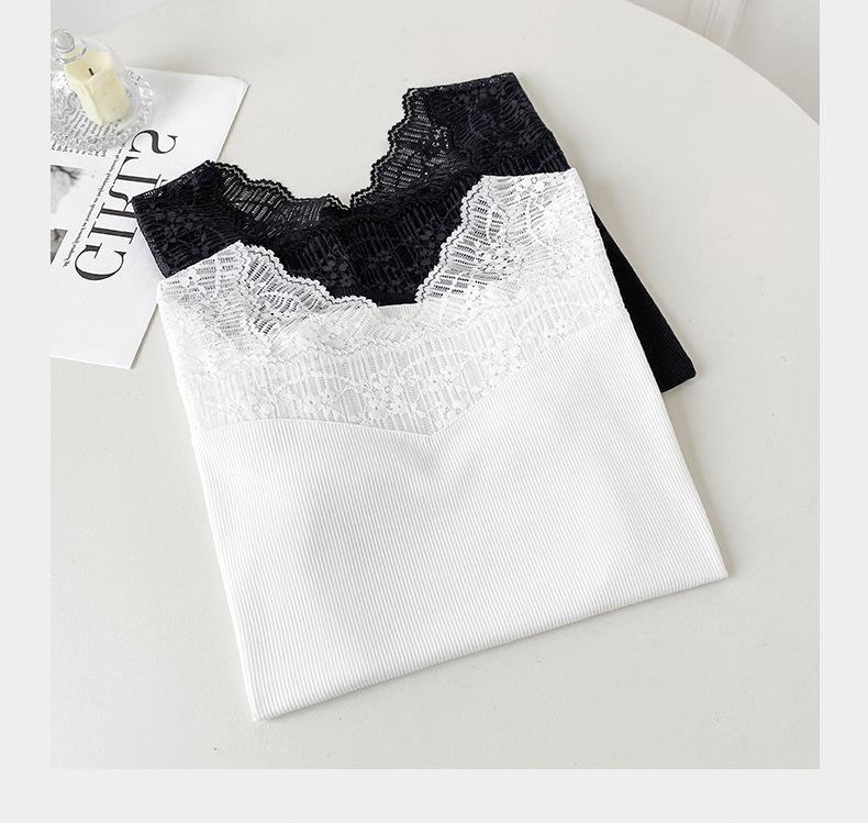 Lace-Trimmed Short Sleeve Pajamas - Women's Spring/Summer Homewear.