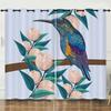 Curtain Cartoon Animal Bear Deer Love Kitten 3D Digital Printing Blackout Curtain Punching