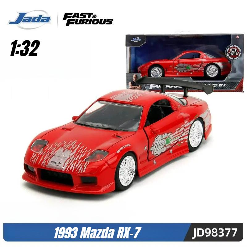 Jada Spielzeug 1:32 Fast&Furious Legierungsauto, Mitsubishi Lancer TOYATO Super Nissan Skyline GTR Jetta RX-7 Sammlung Geschenk Spielzeug für Kinder