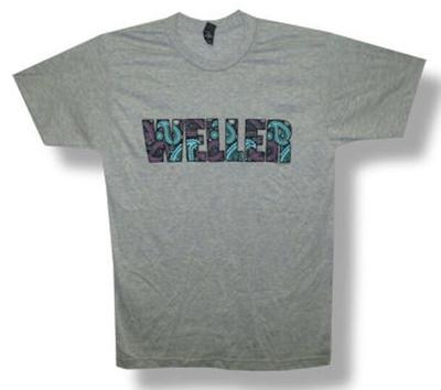 Paul Weller The Jam Paisley Logo Heather Gray T-Shirt