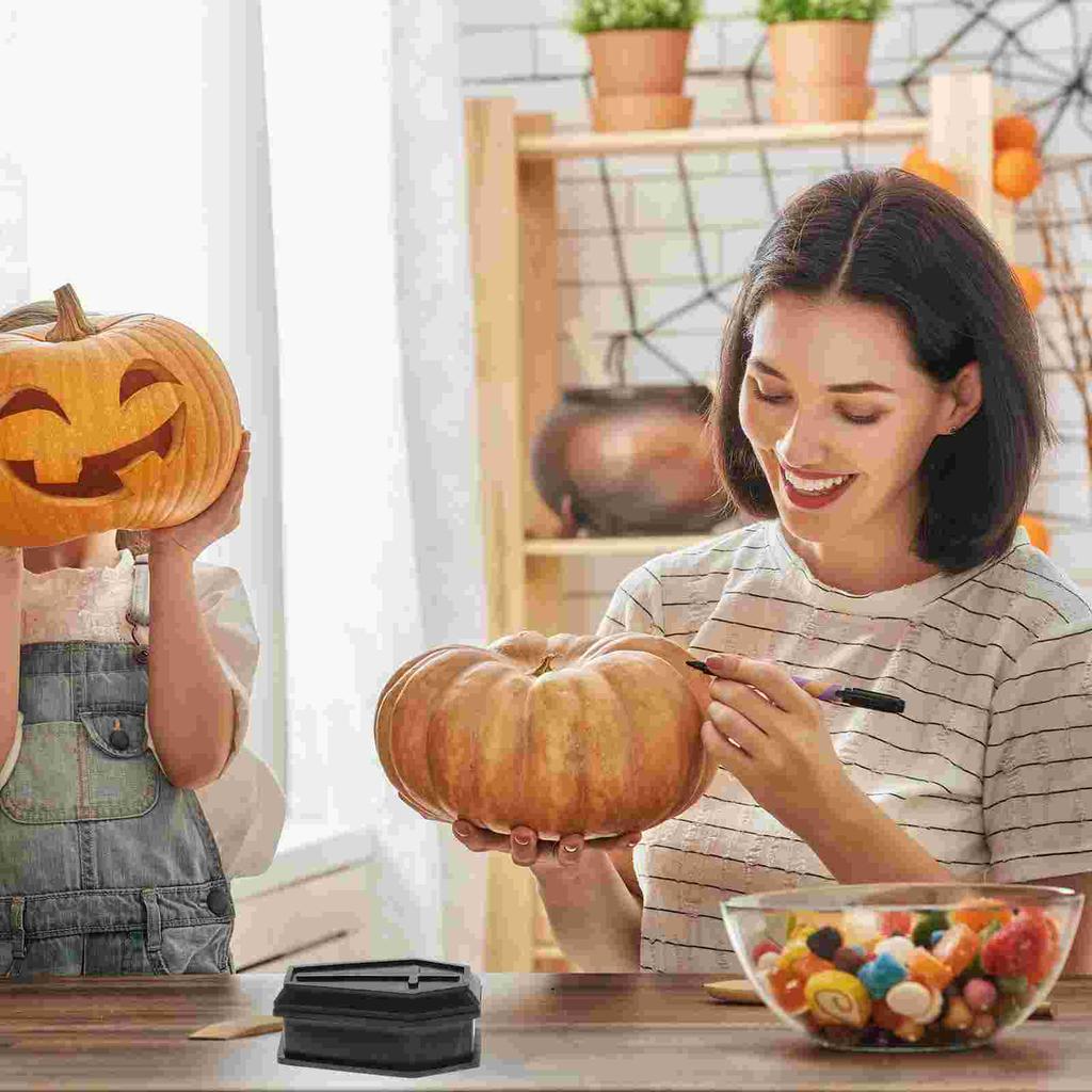 2pcs Halloween Coffin Decor Halloween Ornaments Haunted House Props Prank Props