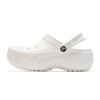 Crocs Classic Platform Clog 811 Manufacturing, Spring Sakura Imprint Clogs Women's White Pink 206750-100(Team80-)