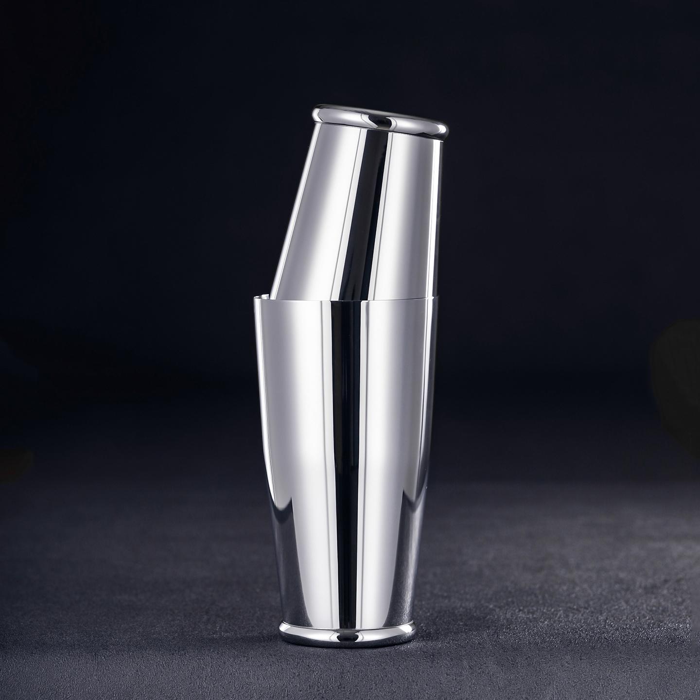 

800ml American style Boston Shaker Bar Cocktail Mixer Two-Piece Stainless Steel Tin for Mixing And Straining Drinks China Mainland