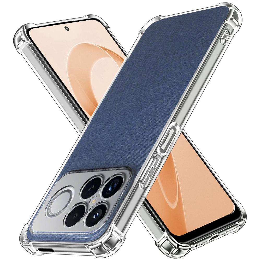 

Transparent Cover for POCO F8 Ultra /POCO F8 Pro Case TPU Clear Shockproof Phone Protective Fundas Capa Coque for POCO F8 Pro прозорий