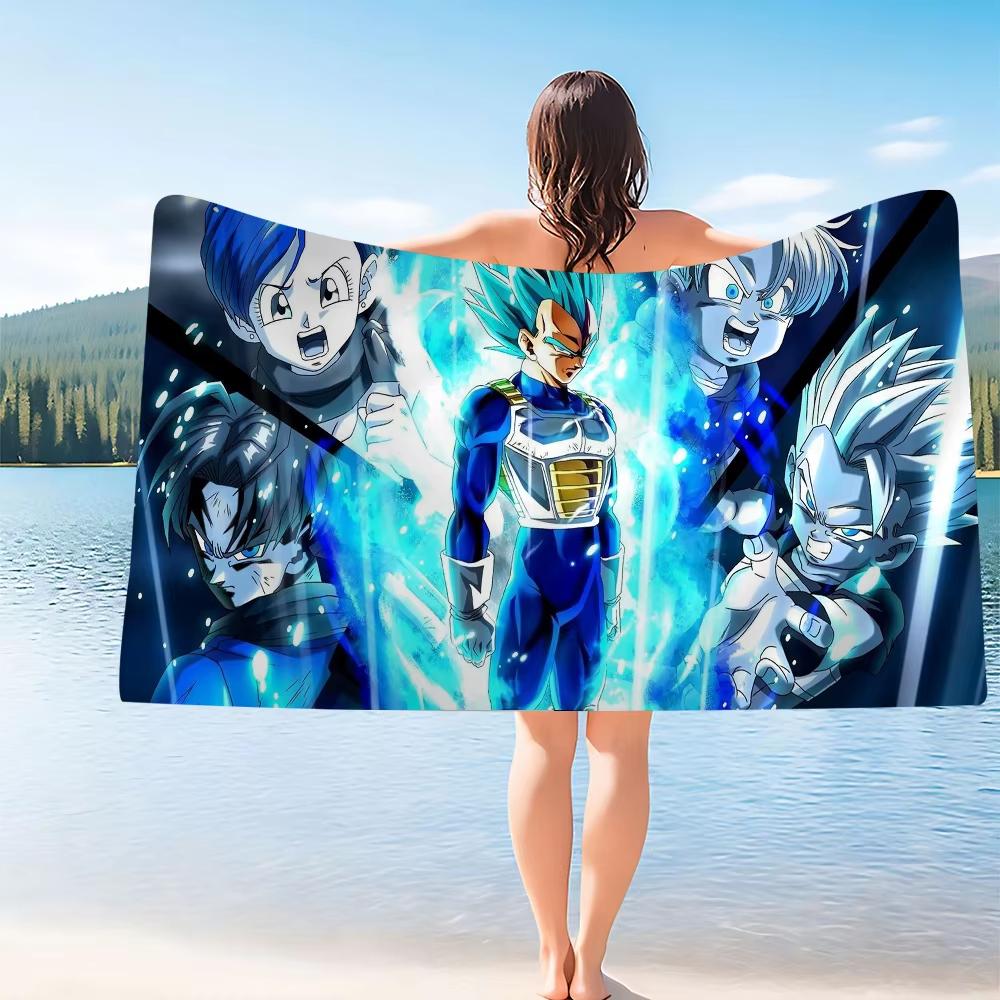 Dragon Ball-G-GOKU Big Microfiber Beach Towels Quick Dry Towel Sand Beach Towels Pool Towel for Travel Swim Pool Yoga