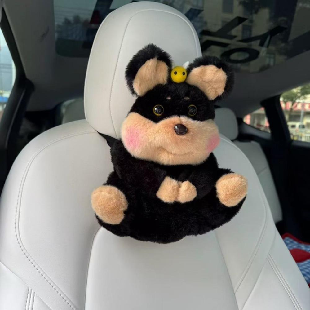 

Decoration Hanging Car Tissue Holder Cute Puppy Vehicle Tissue Case Bathroom Style-D