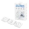 LogiLink 15W Foldable Qi 3-in-1 Wireless Charger for iPhone Apple Watch AirPods White