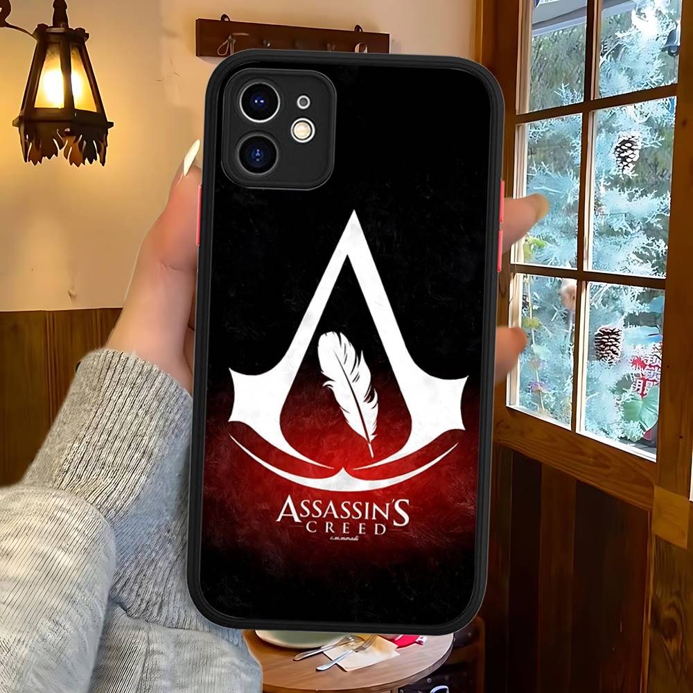 A-Assassin S -Creed Gaming Matte Transparent Phone Cover For IPhone Case 16 15 14 13 12 11 Pro Max X XS Max Plus
