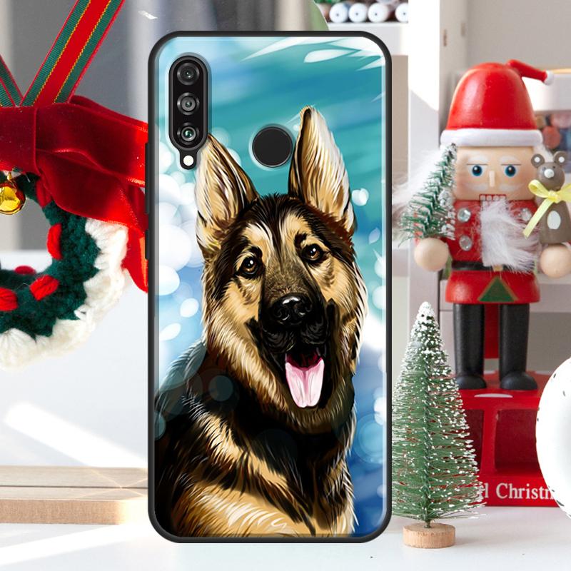 German Shepherd Dog For Huawei Nova 9 10 SE 11 Pro Y60 Y70 Y90 Y61 Y91 Y72 Y73 12i 11i 8i P20 P30 P40 Lite Case