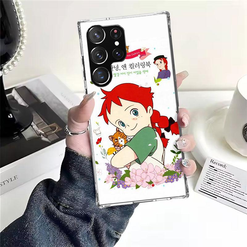 A-Anne Of Green Gables Shirley Soft Phone Case For Samsung Galaxy S22 S23 S24 S25 Edge S26 Ultra S20 FE S21 Plus + Fundas Coque