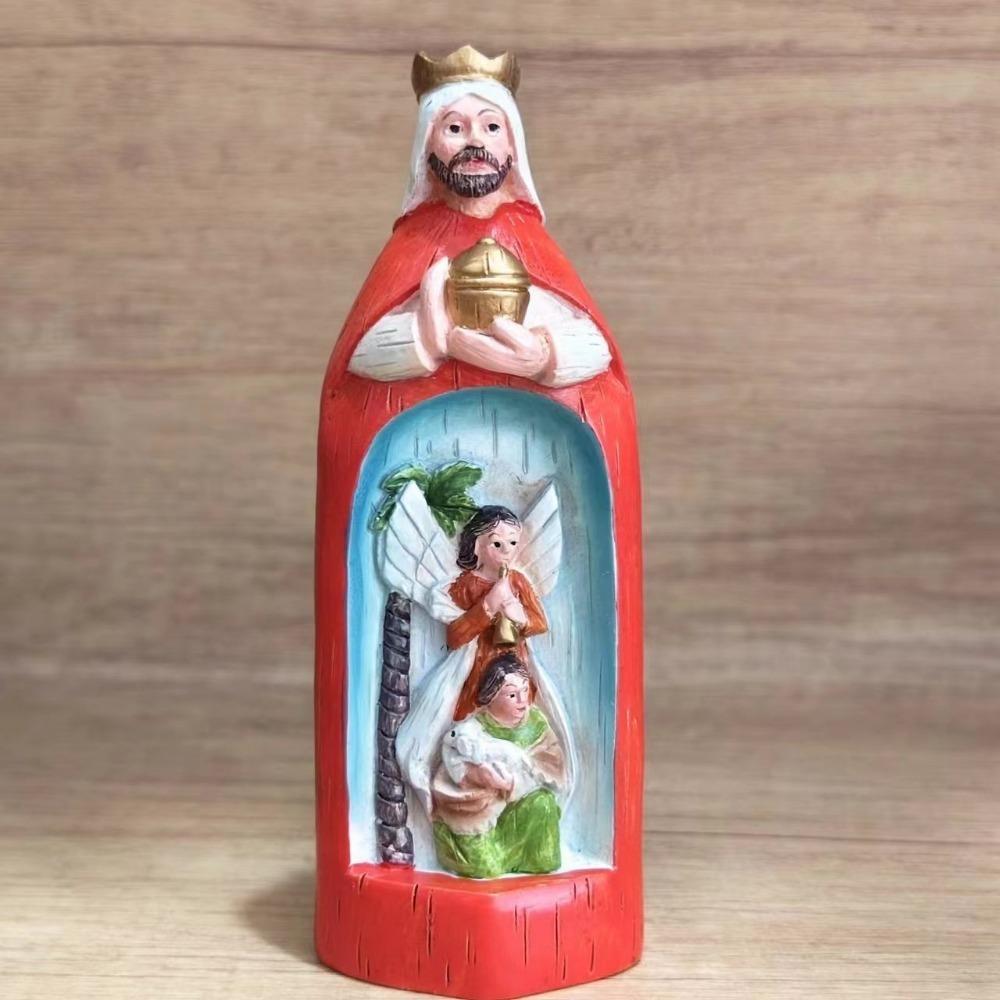 

Орнамент Подарок Домашний Настольный Декор Религиозная Сцена Рождества Христова Пасхальный Мужской Орнамент Три Волхва B