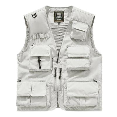 Neue Sommer Mehrfach-Taschen Unisex Übergröße Outdoor Weste für Fotografie und Wandern