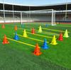 Adjustable Multi-Functional Agility Cones, Poles & Hurdles for Football Training & Sensory Integration