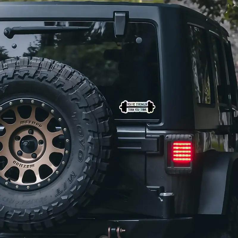 You're Stronger Than You Think Sticker, Funny Sticker, Strong Laptop Decals, Tumbler Stickers, Water Bottle Sticker, Water Bottle Decal