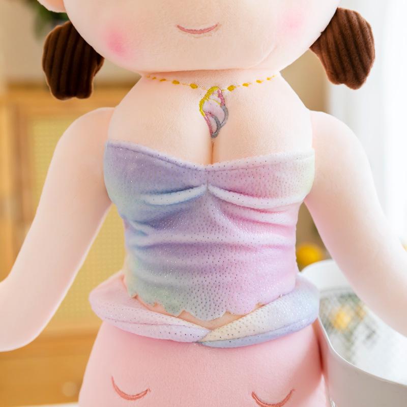 Mermaid Plush Doll Pillow - Aquarium Souvenir & Holiday Gift for Girls