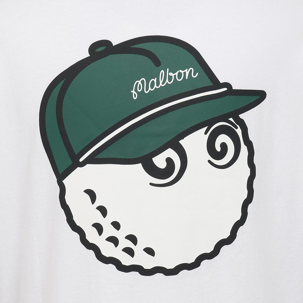 MALBON GOLF Bermuda Baldwin T-Shirt White