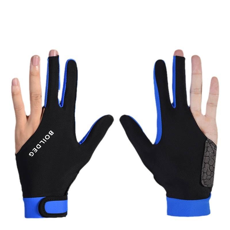 Pool Gloves High Elasticity and Wear-resistant Lycra Three-finger Pool Gloves