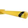 Safety Bollard Safety Barrier Bollard 4-1/2" OD 36" Height Yellow Powder Coat Pipe Steel Safety Barrier with 4 Free Anchor Bolts for Traffic-Sensitive