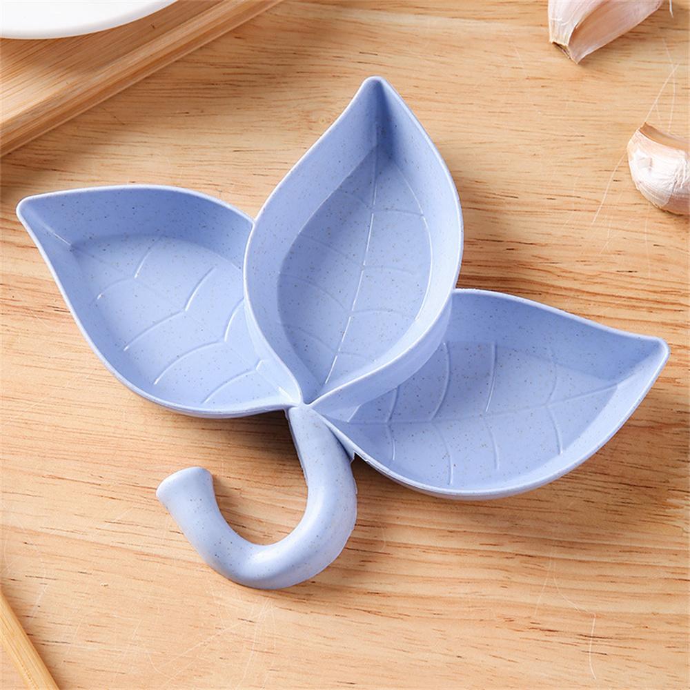 

Креативная тарелка для приправ, пищевая, устойчивая, в форме падающего клена, столовые приборы, аксессуары, боковые тарелки для приправ, посуда для закусок синий