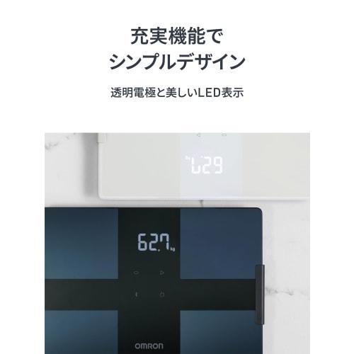 OMRON Weight Body Composition Meter Body Scan Black KRD-503T-BK Smartphone Linked Automatic Data Transfer Automatic Recognition Measurement starts jus