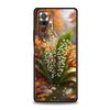 Lily Of The Valley Clear Floral Phone Case Cover for Redmi 14C 10C Note 15 14 13 12 10 11 K40 Pro Plus Soft TPU Shockproof Capas
