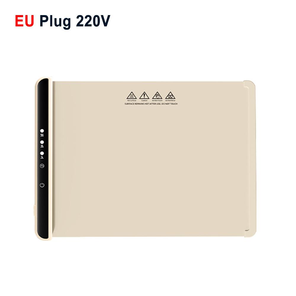 

Подогреватель для тарелок Электрический подогреваемый поднос Складной коврик для подогрева пищи Электрический подогреватель пищи Быстрый нагрев Портативный коврик для подогрева пищи