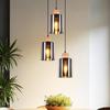 Pendant Light - NETTLIFE - 3x E27 Model - Black Metal - Scandinavian Style