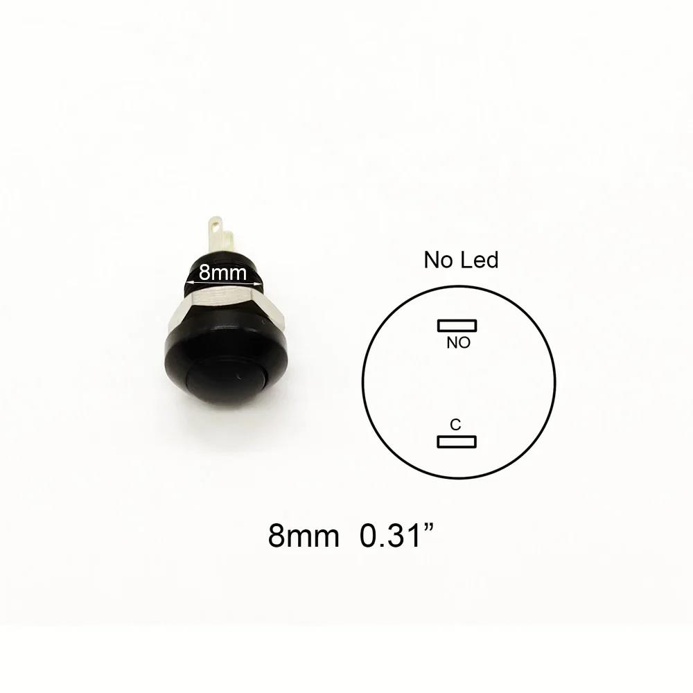 Push Button Switch Electric Waterproof Power 6v 12v Led Light Momentary On Off 8/10/12/16/19/22/25/30mm Micro Pressure Switches