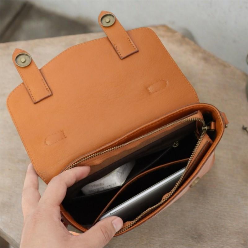 Johnature Real Cowhide Women's Bag Shoulder Bag High-end Crossbody Bag Large Capacity Women's Handbag