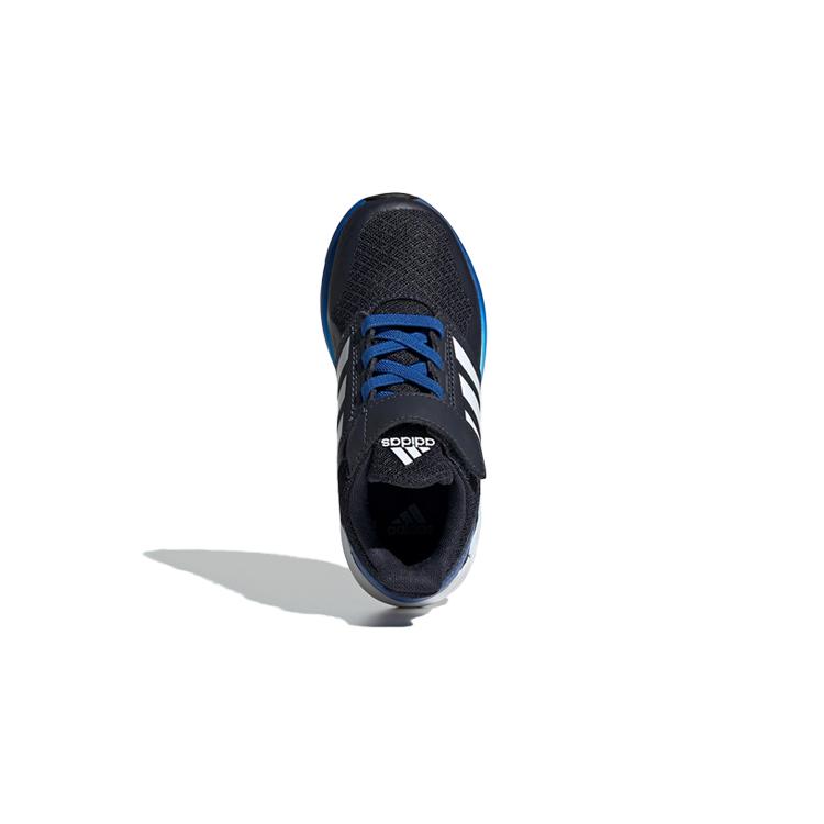 adidas Fortafaito Slip Resistant Low Top Kids' Running Shoes Black Blue White Kids' EE7313