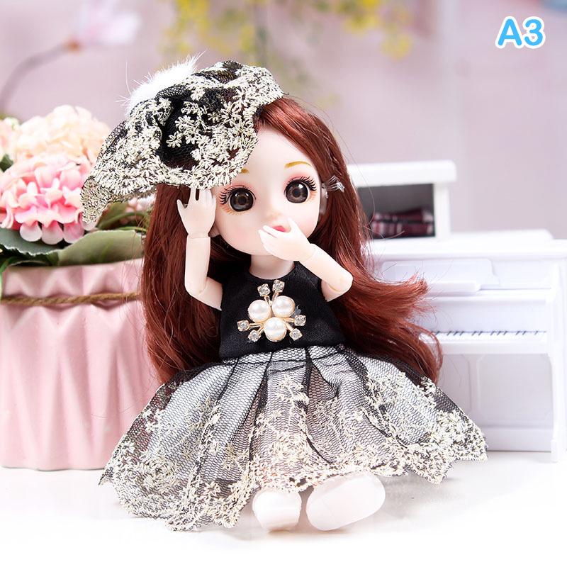 

Инновационная 16 см подвижная шарнирная кукла Лолита принцесса набор новейший мультфильм макияж платье игрушки сменные детские девочки подарок