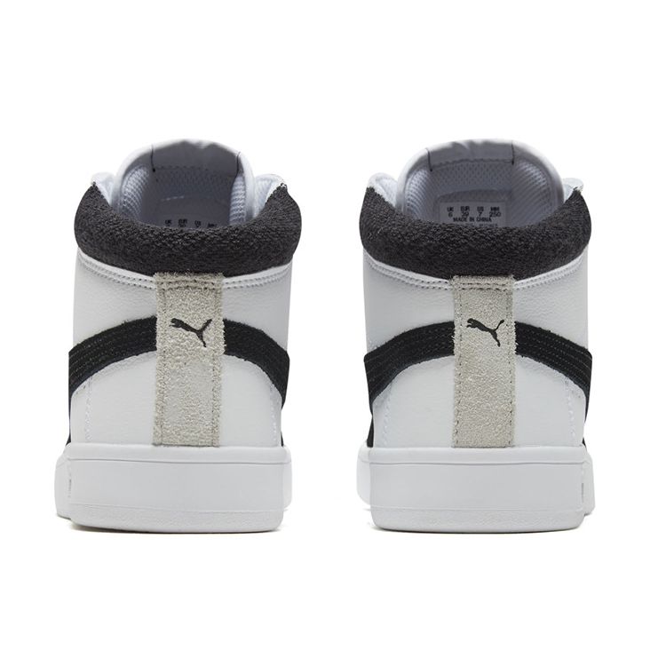 Puma Court Legend Mid White Black Unisex Sneakers 371119-02