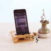 Wood Phone Speaker Amplifier Desktop Natural Wooden Cell Phone Stand Loudspeaker Dock Clear Calls Music Audio Player