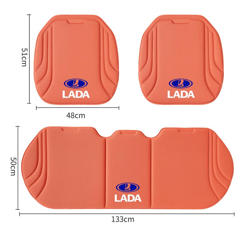 FIR3  Car Front Rear Seat Cover Anti-Slip Breathable Protection Cushion For Lada Vesta Niva Samara Kalina Largus Priora Xray Granta