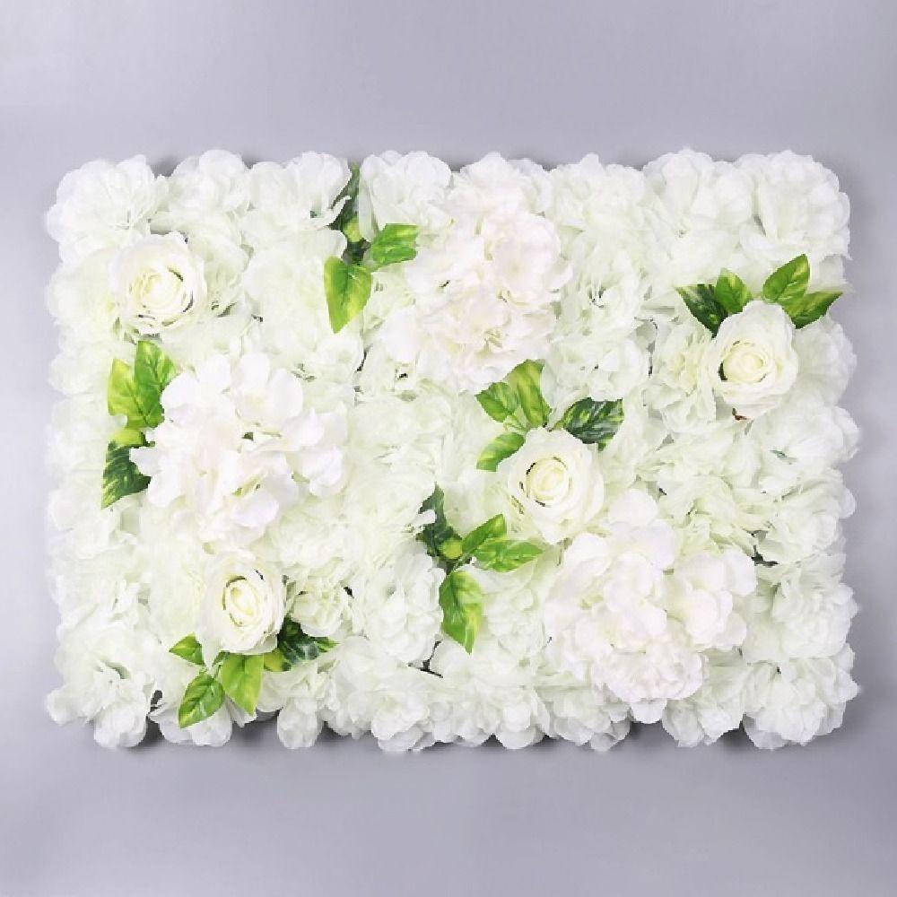 Realistic Wedding Wall Backdrop Handmade Rose Wedding Background Silk Rose Flower Wall  Outdoor