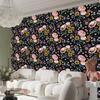 Sunflower Peel and Stick Wallpaper Farm Floral Self Adhesive Wallpaper for Home Bedroom Cabinets Wall Decor