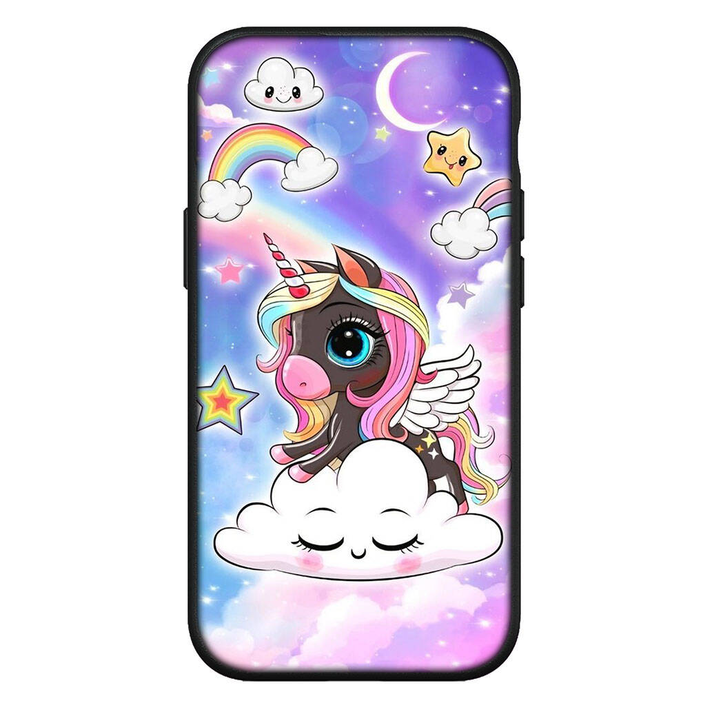 for Motorola Moto Edge 70 60 50 G54 G05 G86 Samsung Galaxy S25 iPhone 17 16 15 Xiaomi Redmi Note 14 13 Pro Max Phone Case Anime Unicornl Horse Cover