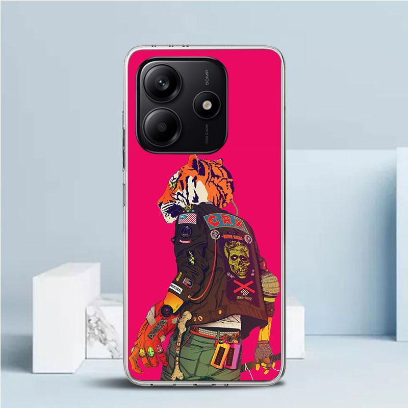 Game Hotline Miami Soft Cover for Xiaomi Redmi Note 15 14 13 12 Pro Plus Phone Case 14S 11S 11T 11E 10S 10 4G Pattern Shell Redm
