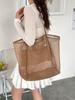 Women's High-End One-Shoulder Mesh Tote Bag - Hollowed-Out, Large Capacity, 2026 Summer Travel Collection
