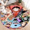 One Piece Round Area Rug Carpet Rug For Living Room Bedroom Sofa Playroom Decor Nonslip Floor Mat