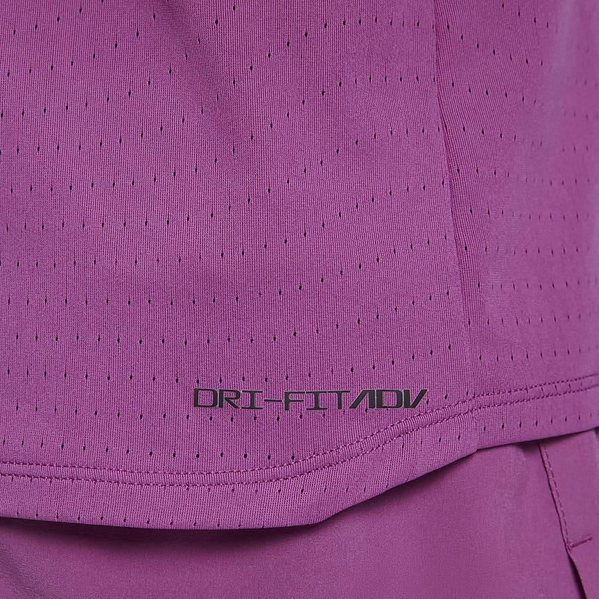 Nike Aeroswift Dri-FIT ADV Running Sleeveless Top Men tops Hot-Purple-Red FN4232-518