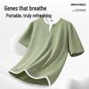 Mark Fairwhale Men's Waffle Knit V-Neck Layered Look T-Shirt