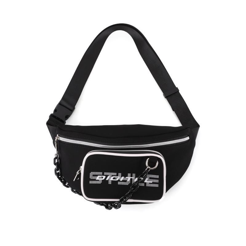 

South Korea 2025 early spring new armpit bag, high-end street trend fashion going out, one shoulder handheld ins women s bag чёрный