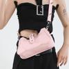 Trend Spice Girl Style Personality Long Rivet Underarm Bag Women's Niche Fashion Street Sweet Cool Shoulder Crossbody Bag