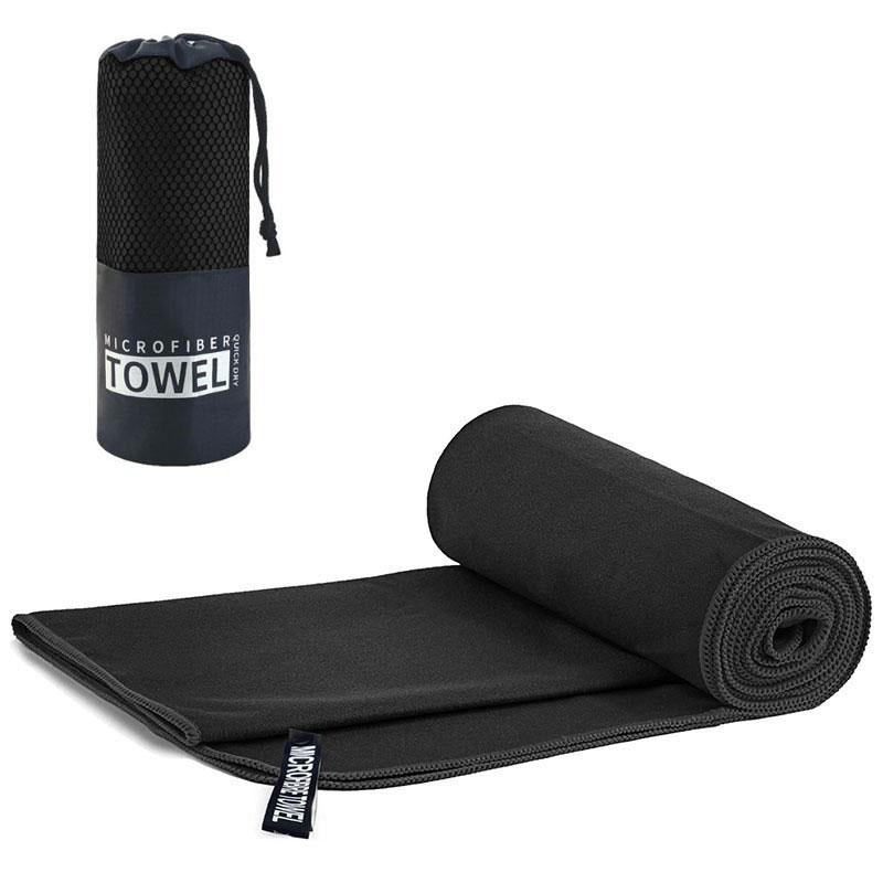 Rychleschnoucí sportovní ručník Modrý plážový ručník Mikrovlákno Plavání Tělocvična Fitness Outdoor Silné cestování Kempování Běh Pláž Žínka Ručníky Jóga Velký ručník
