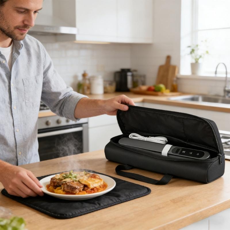 Waterproof Heat-Resistant Insulated Serving Tray Carrying Bag Waterproof Food Warmer Mat Storage Case with Handle