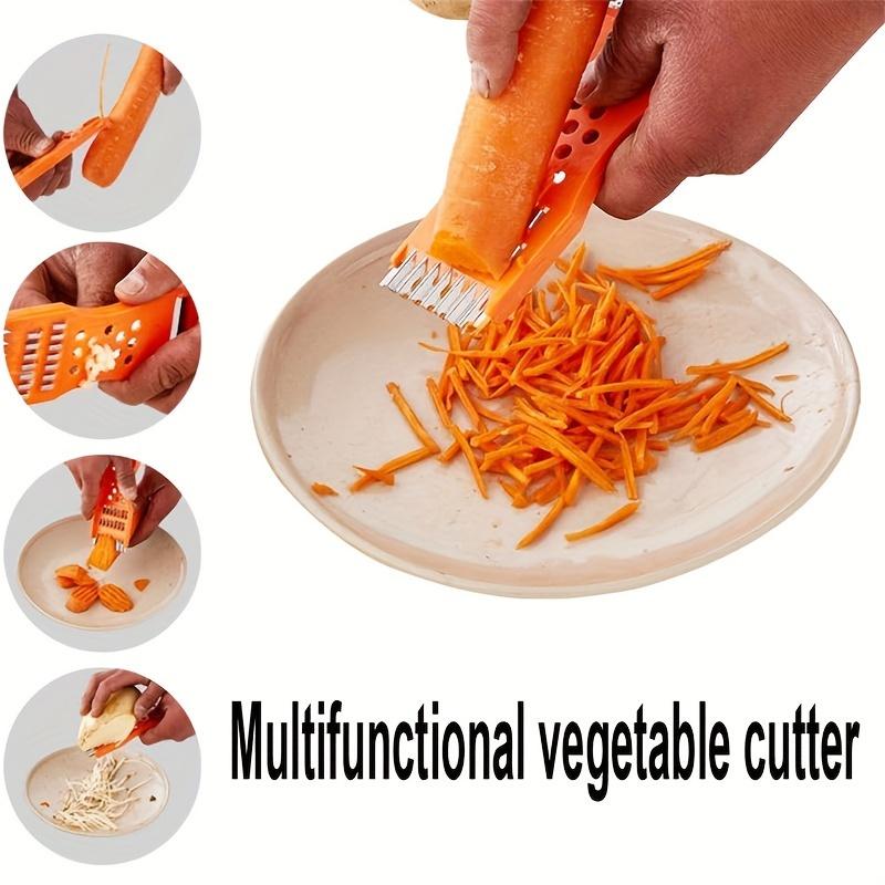 1PC Peeler, Shredded Peeler, Household Multi-functional Five-in-one Peeler, Potato Shredded Universal Shredded Kitchen Fruit