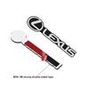 4 szt. 3D Aluminiowy Znak Emblemat Naklejka Głośnika Stereo Audio Samochodowego Dla Lexus Fsport RX330 IS250 RX350 IS300h GS300 UX LX570 LS430